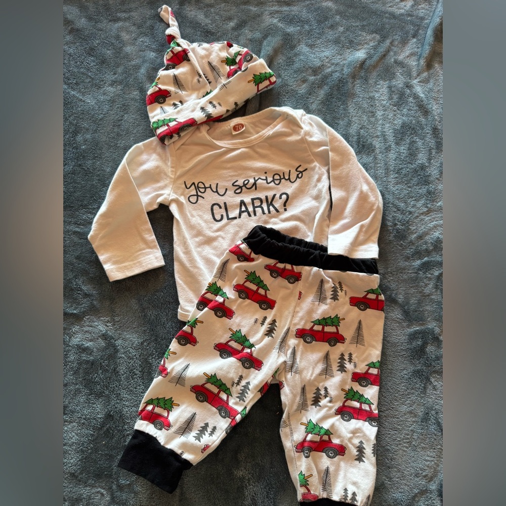 Holiday Truck Pajama Set - 'You Serious Clark?'